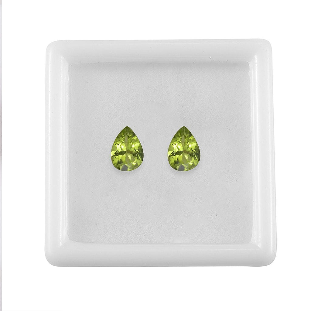 Peridot Pear Shape Gemstones 2.00 Ct