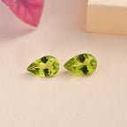 Peridot Pear 9x6 mm