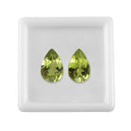 Peridot Pear 9x6 mm