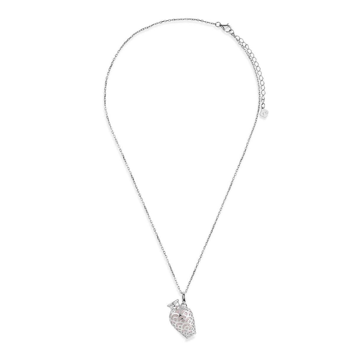 Peridot Pendant with Chain (Size 16-2 Ext) with Lobster Clasp in Rhodium Overlay Sterling Silver 7.00 Ct. 8179370 3