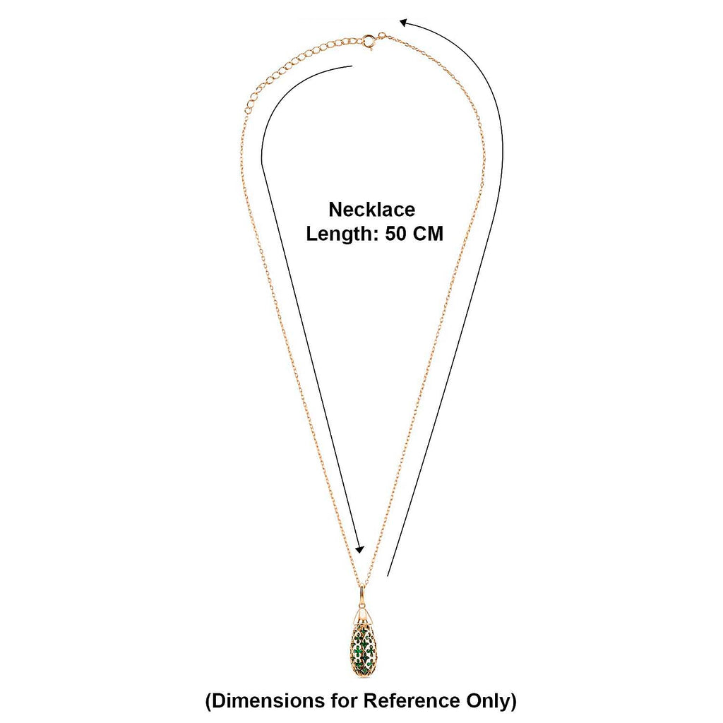 Peridot Pendant with Chain (Size - 16-2 Ext) with Spring Ring Clasp in Yellow Gold Plated Sterling Silver 5.00 Ct.