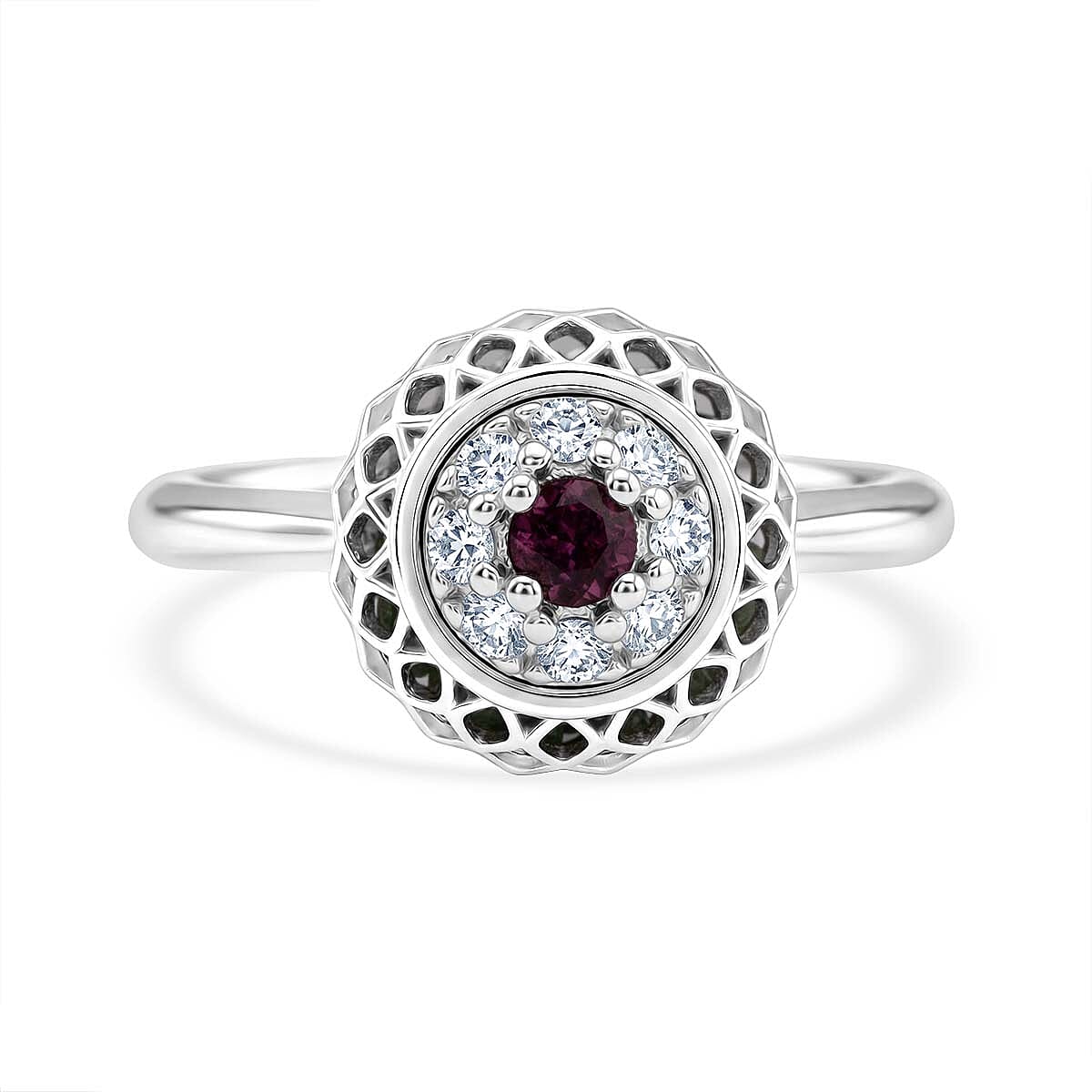 Peridot Ring in Rhodium Overlay Sterling Silver 2.32 Ct. 8180283 1