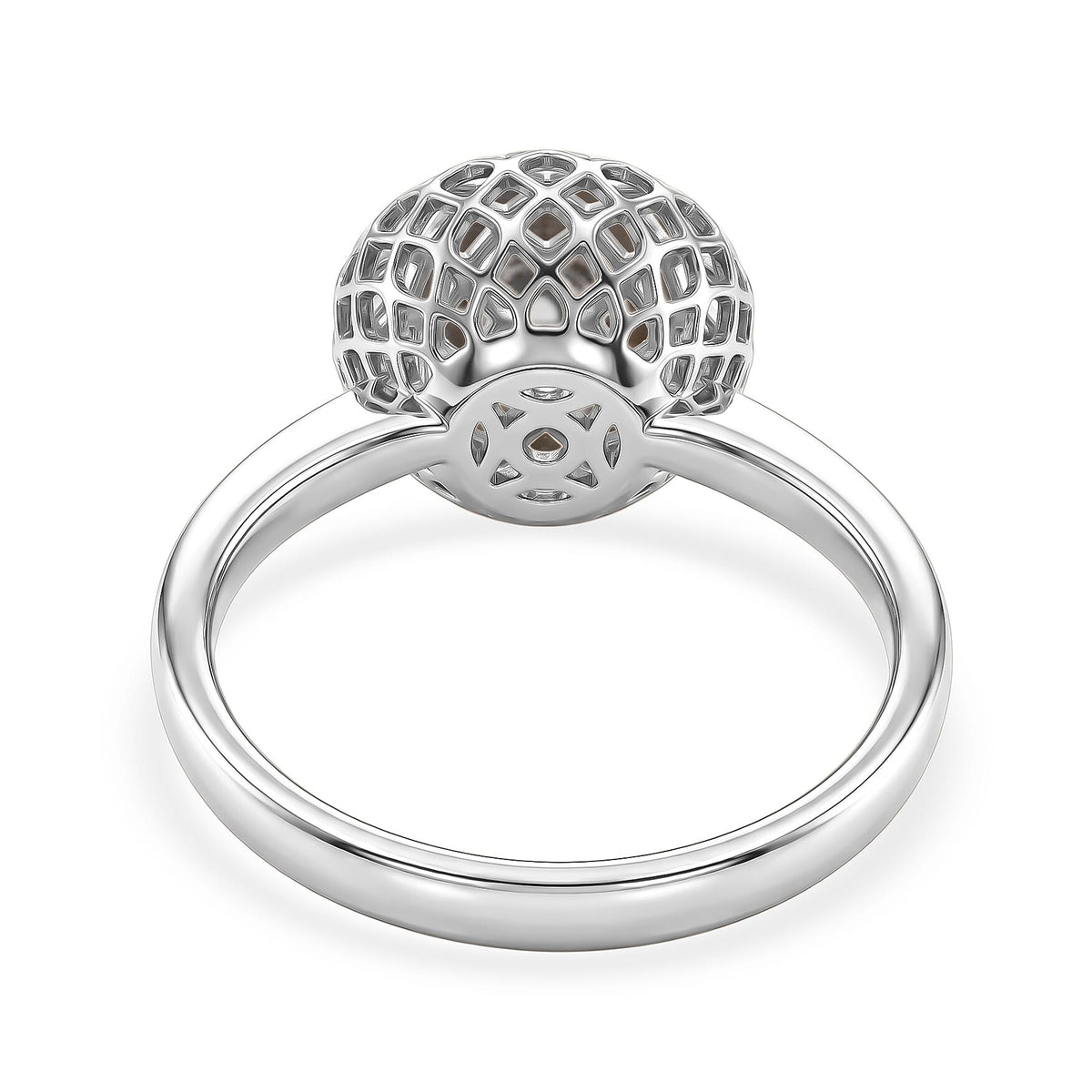 Peridot Ring in Rhodium Overlay Sterling Silver 2.32 Ct. 8180283 3