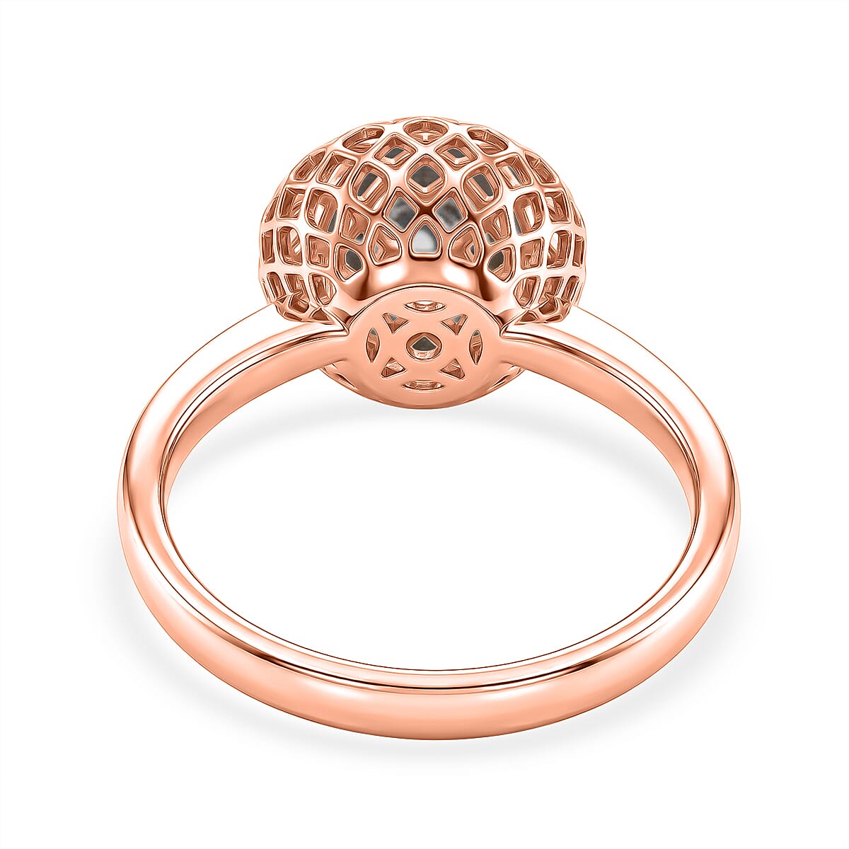 Peridot Ring in Rose Gold Plated Sterling Silver 2.32 Ct. 8180282 3