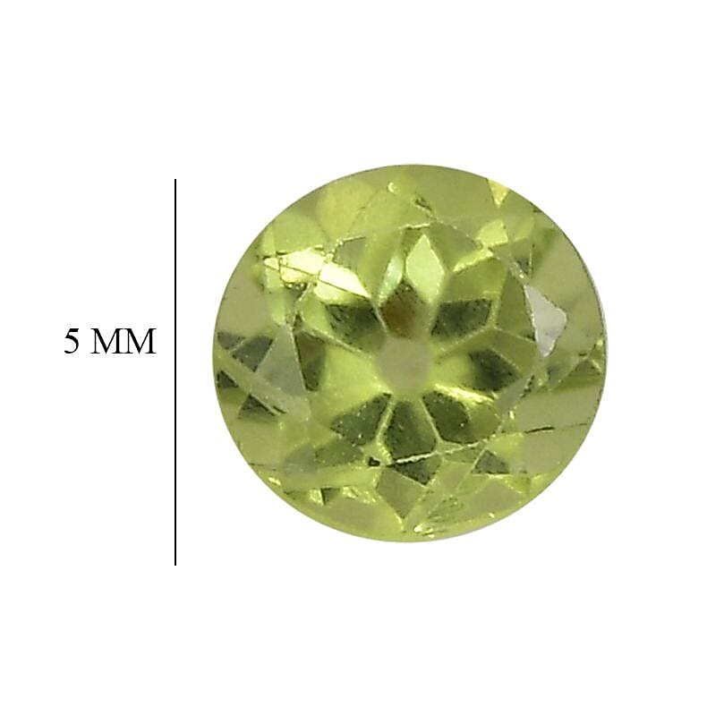 Set of 4 A Peridot Loose Gemstones in Round Shape (5mm) 1.77 ct. 8025918 4