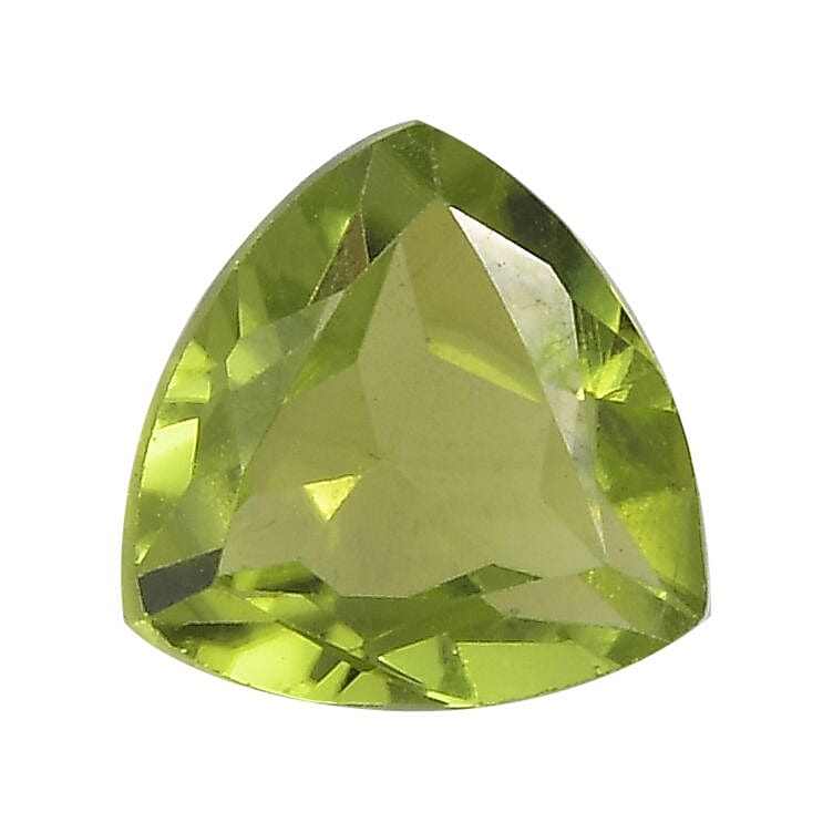 A Peridot Loose Gemstone in Trillion Shape (7mm) 1 ct. 8025925 0