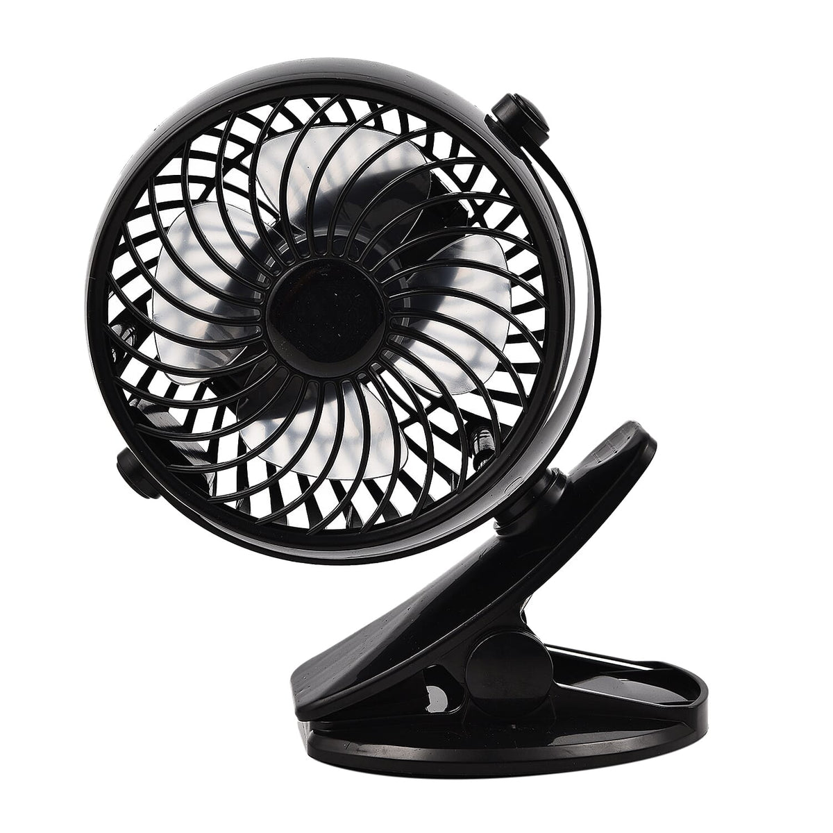Personal Portable Desk Top and Clip on Fan Fully Rotatable and Rechargeable, Charging Cable Included 7539031 0