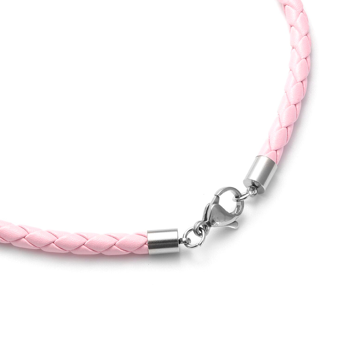 Pet Collar Necklace with Round Charm Size 10 in Silver Tone 6500918 4