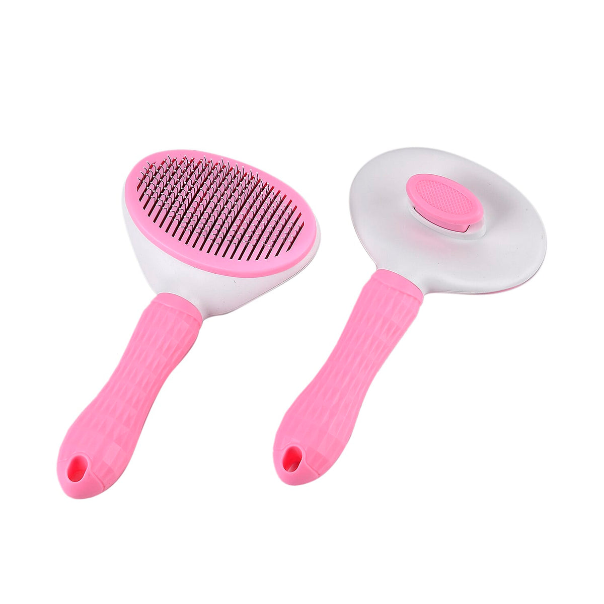 Set of 2 Pet Self-Cleaning Comb - Pink 7708155 0