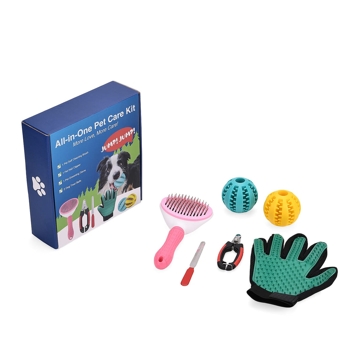 6-in-1 Pet Grooming and Play Essentials Kit - Complete Care and Fun - Multicolour 8102334 10