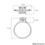 Petalite Solitaire Ring in Platinum Overlay Sterling Silver 1.34 Ct.