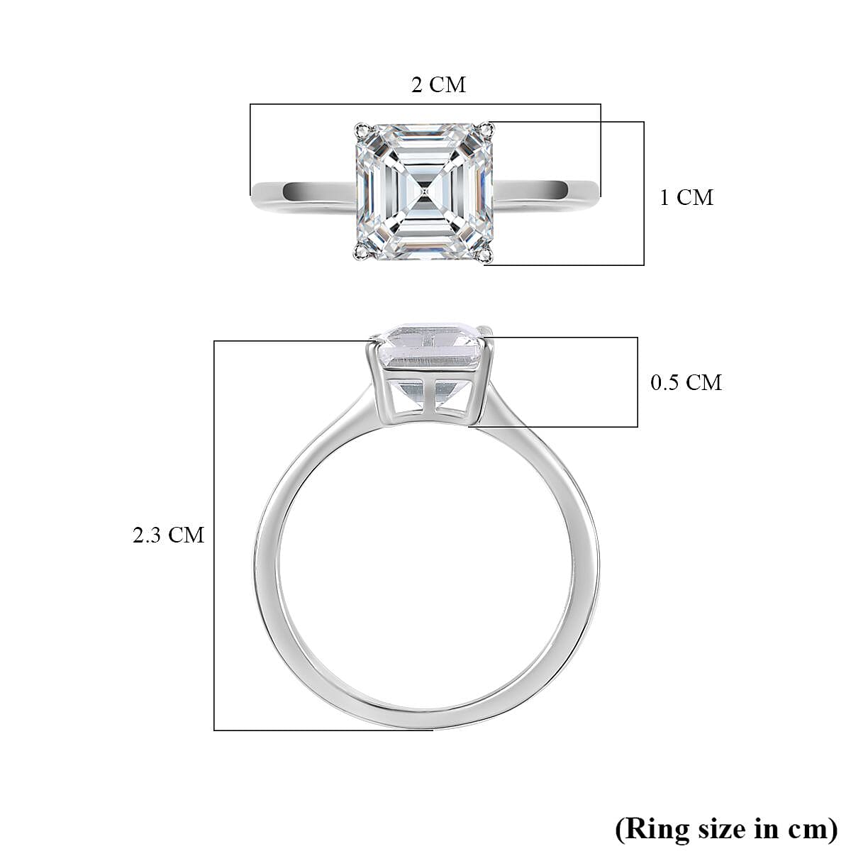 Petalite Solitaire Ring in Platinum Overlay Sterling Silver 1.34 Ct. 7746387 5