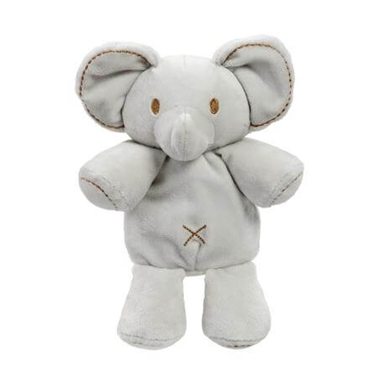 Safe and Soft Snuggle Crinkle Elephant Soft Toy - Grey 8048473 0