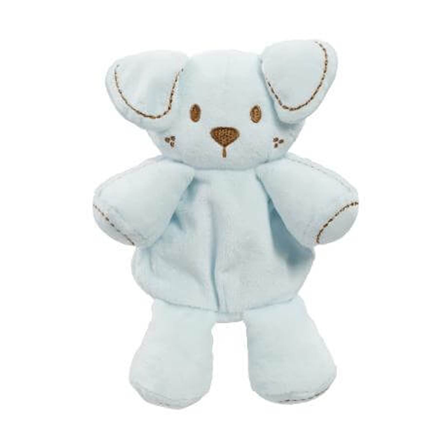 Safe and Soft Snuggle Crinkle Puppy Soft Toy - Light Blue 8048475 0