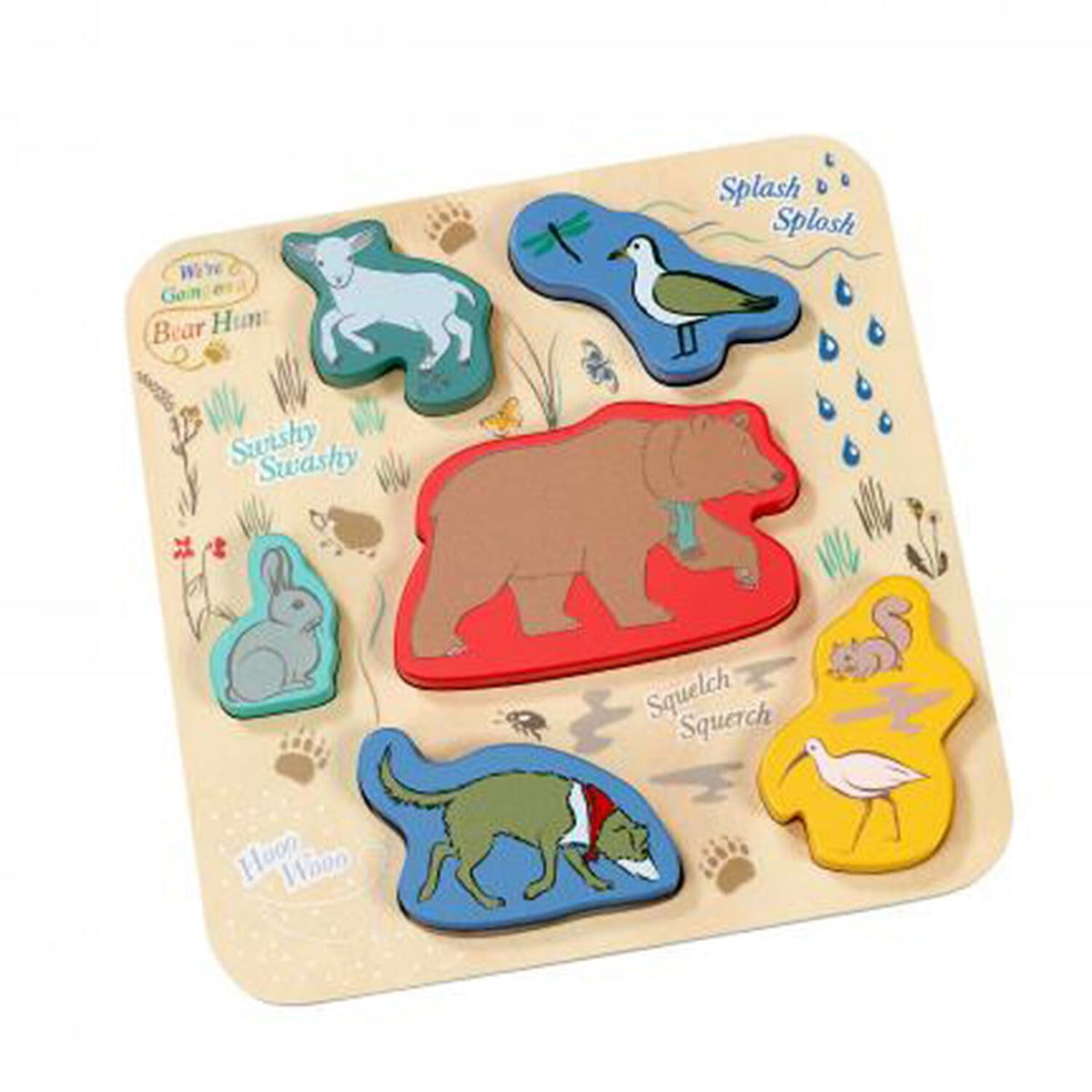 Bear Hunt Wooden Shape Puzzle 8048463 0