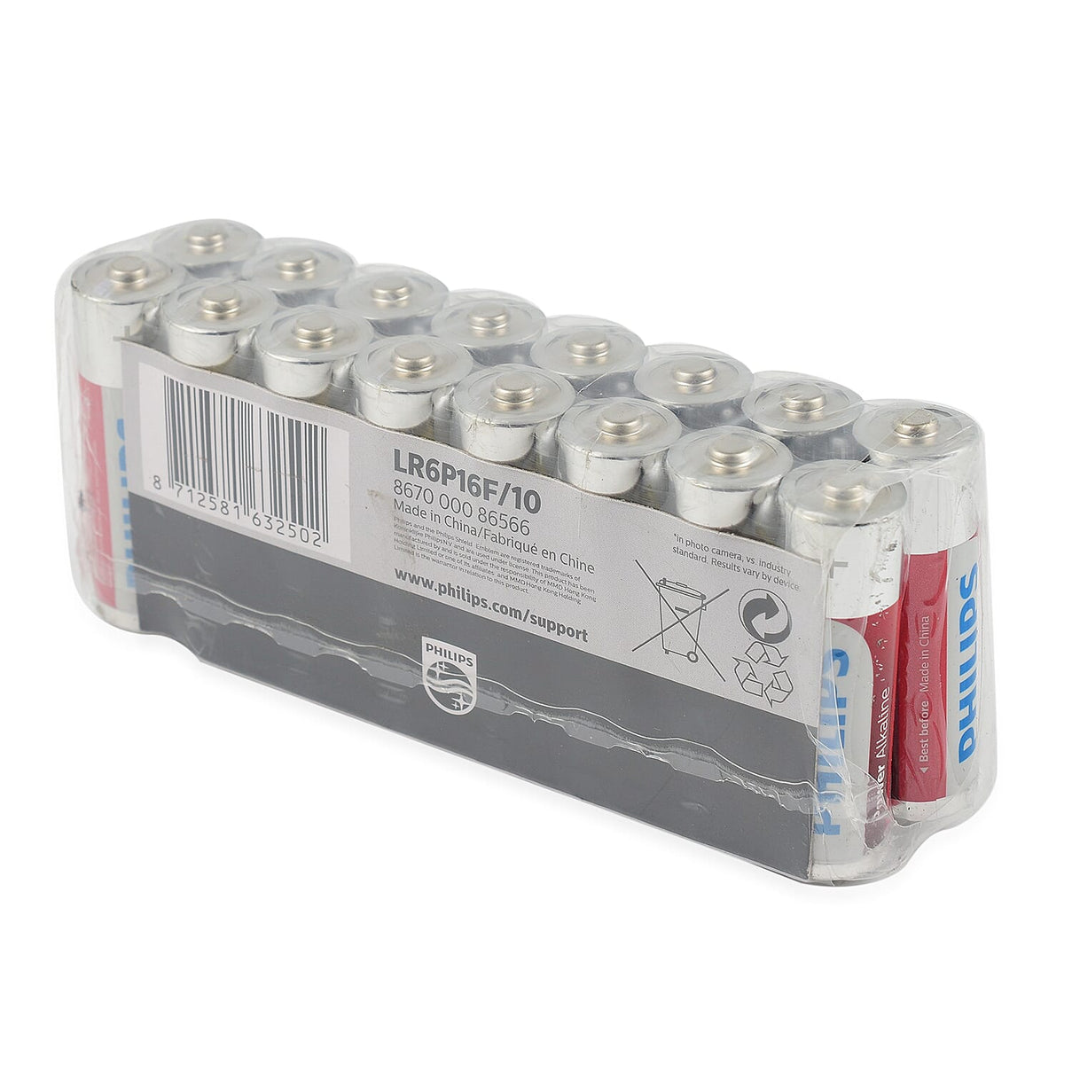 Philips Batteries AA (Pack of 16) 7697592 2