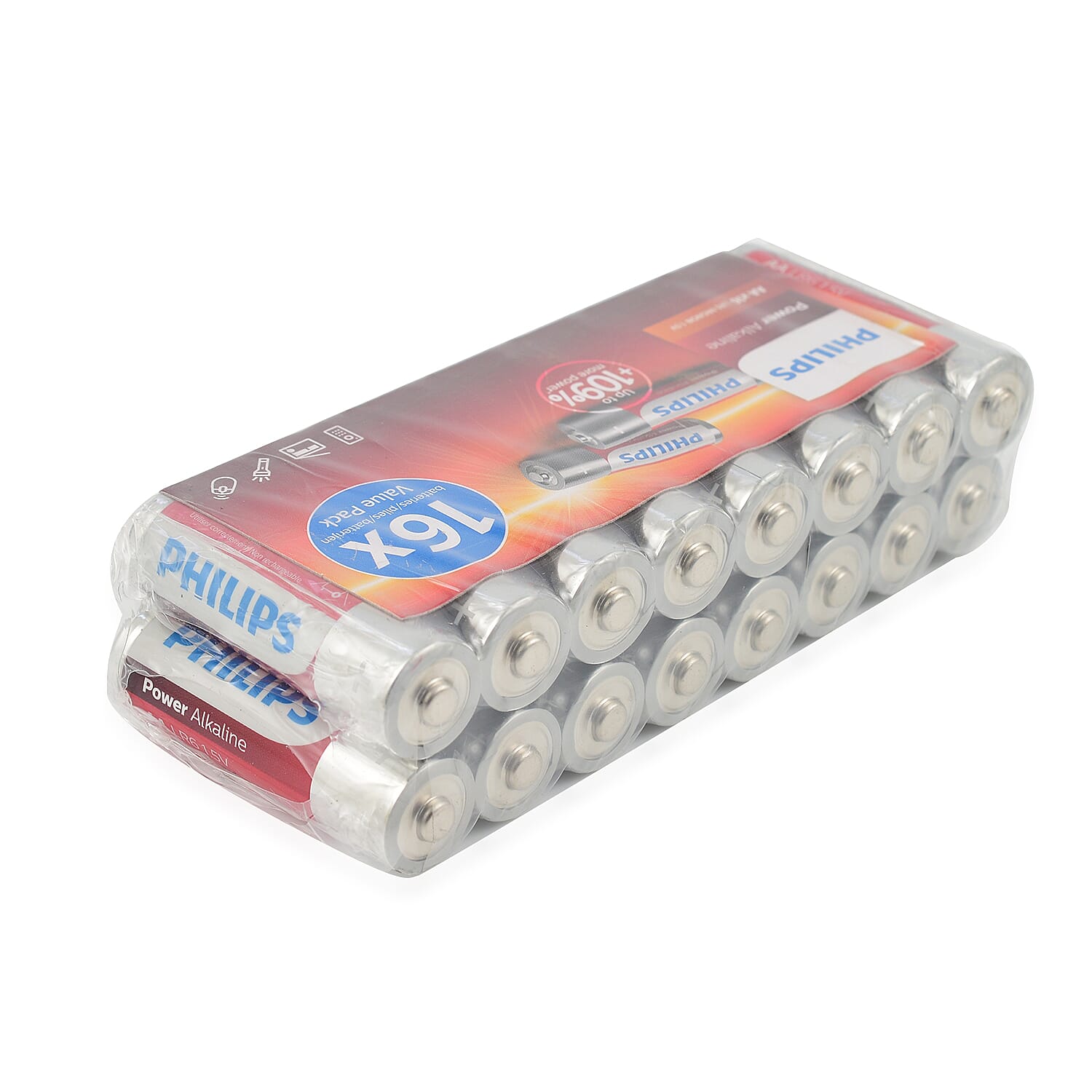 Philips Batteries AA (Pack of 16) 7697592 3