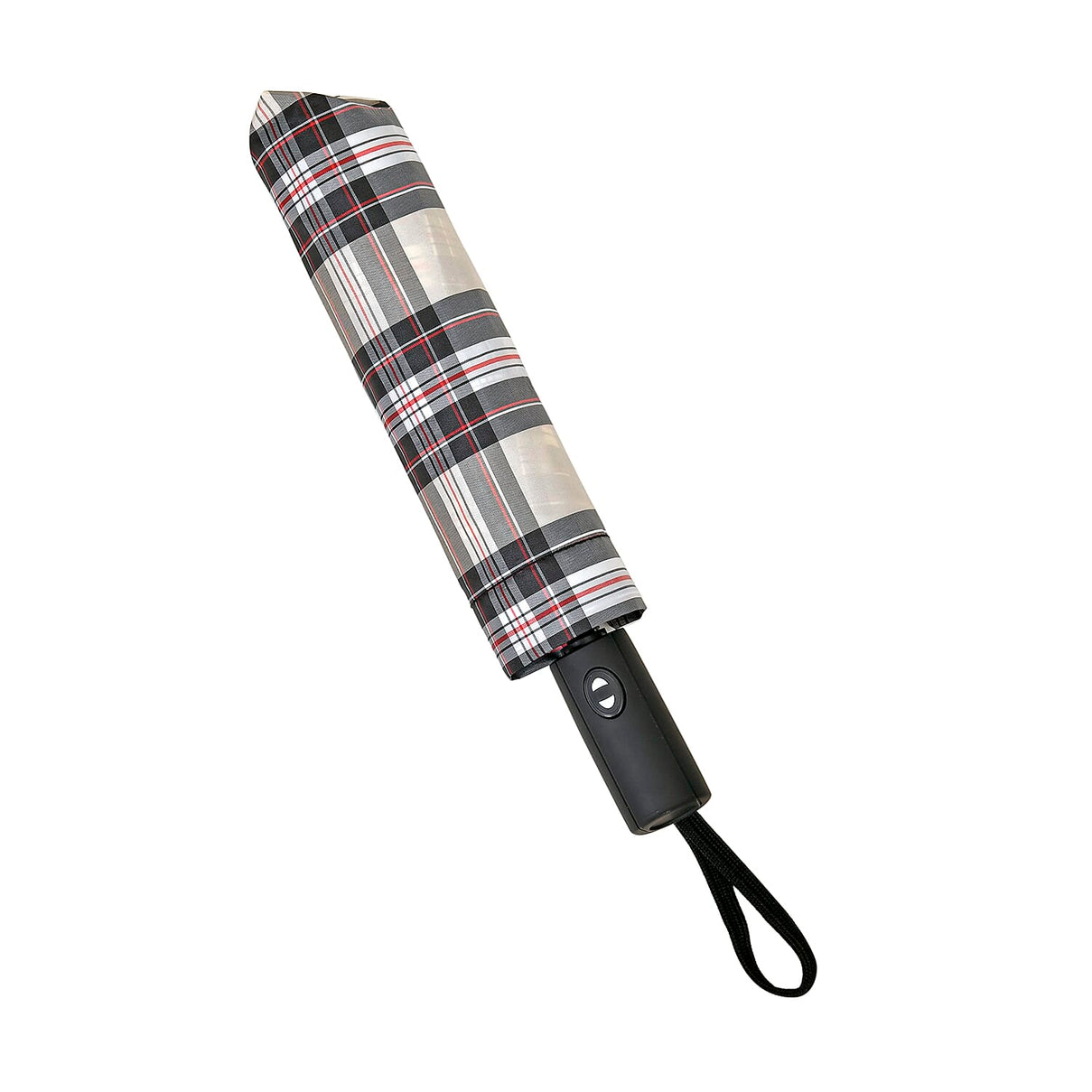 Auto Open - Close Folding Umbrella with Plaided Pattern - Yellow 7621739 0