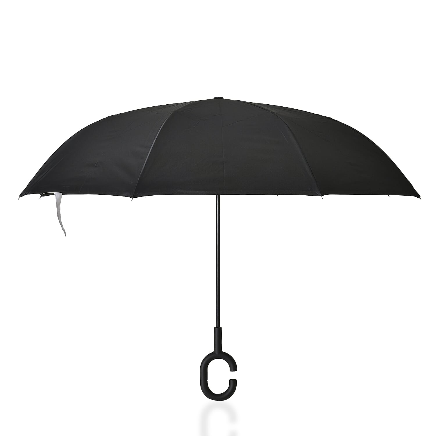Inverted Umbrella, C Shape Handle Reverse Folding Umbrella, Anti-UV Windproof Travel Umbrella - Green 7685294 2
