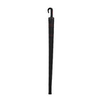 Auto-Open Stick Umbrella with Red Border (97.5 cm) - Black