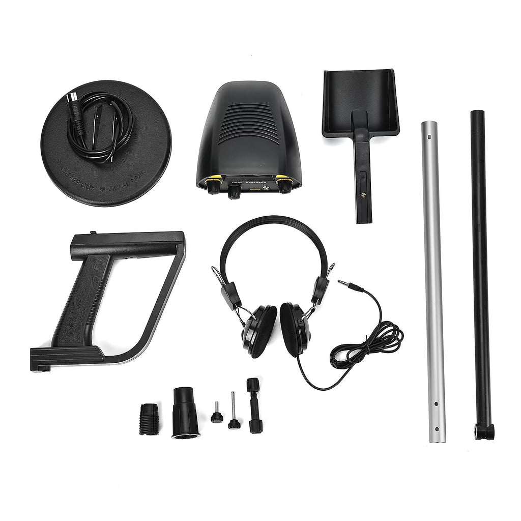 Handheld Metal Detector - 5.0 KHz Analog Display with 16 cm Search Coil (Battery Powered) - Yellow
