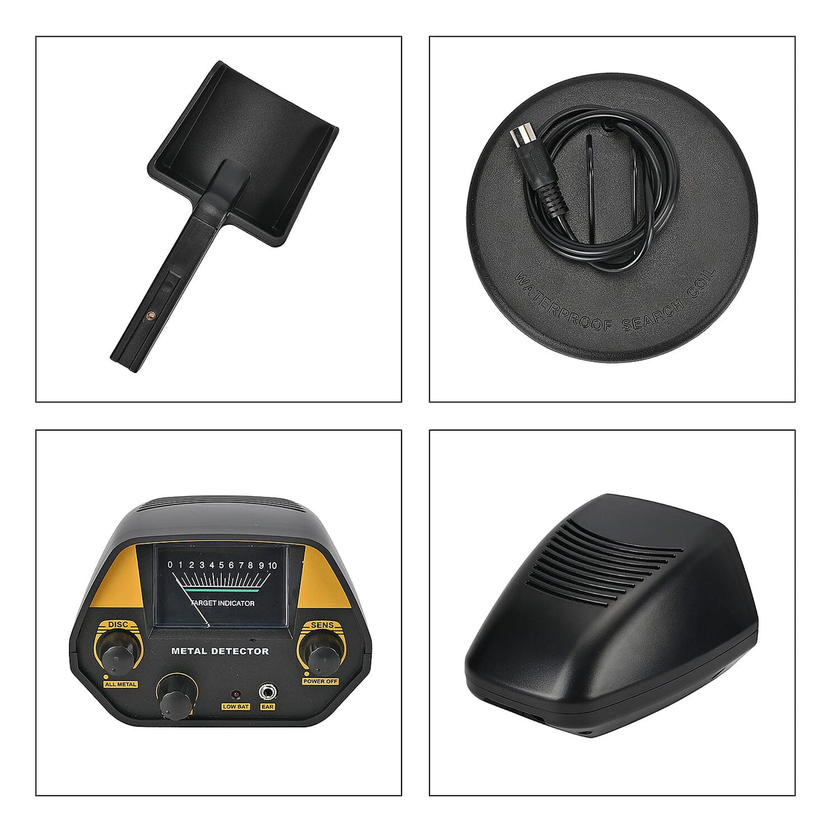 Handheld Metal Detector - 5.0 KHz Analogue Display with 16 cm Search Coil (Battery Powered) 8222085 8