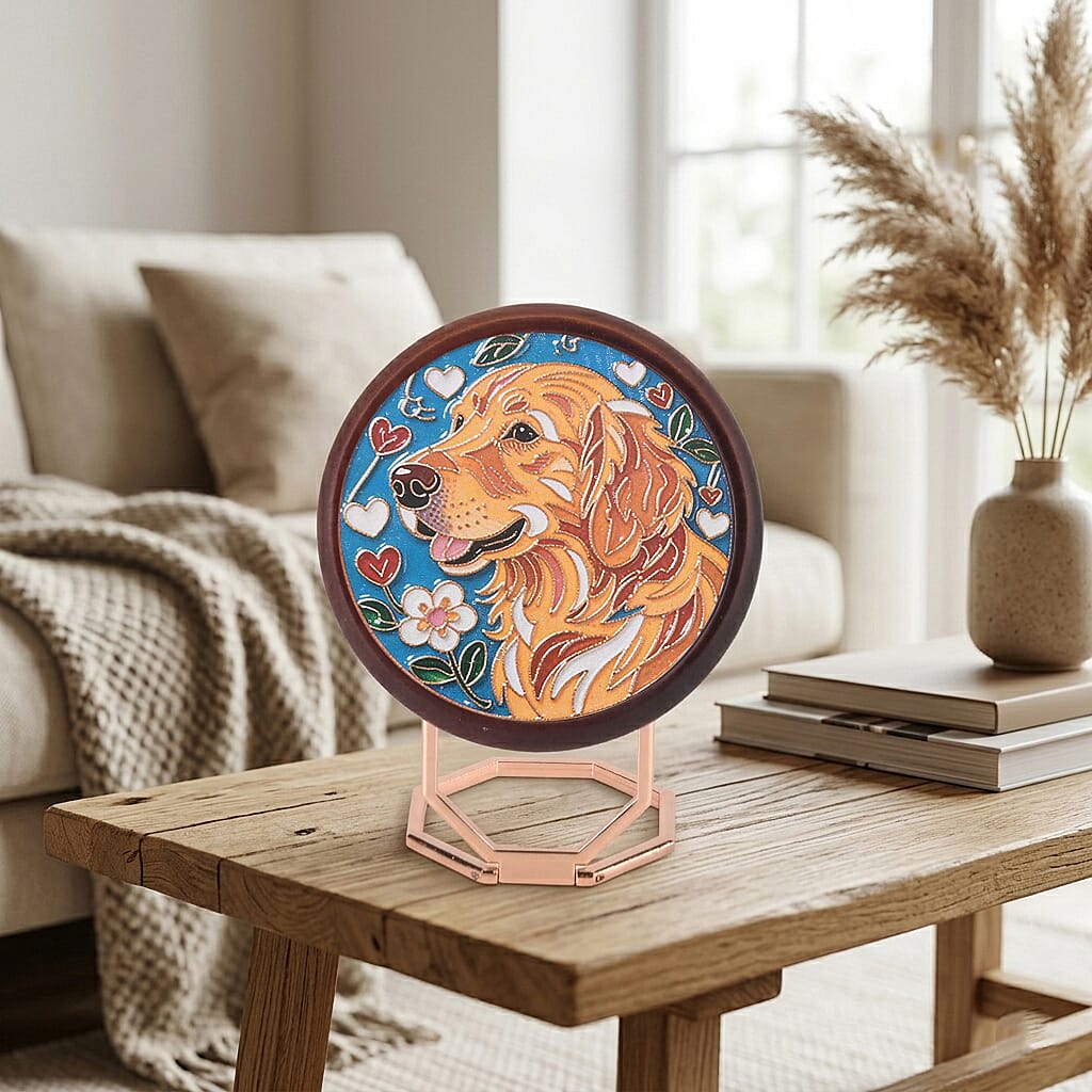 Golden Lottery DIY Dog Painting Photo Frame Set V32490840 2