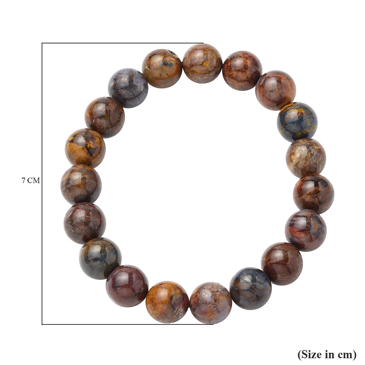 Pietersite Strechable Bracelet Size 7.0 Inch 3836035 3
