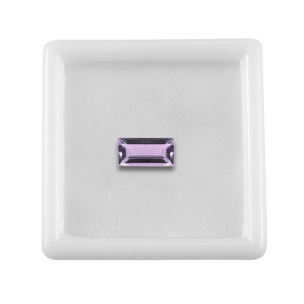 Pink Amethyst Baguette Gemstone 1.19 Ct.