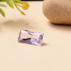 Pink Amethyst Baguette 12X6 mm Gemstone, 2.47 Ct
