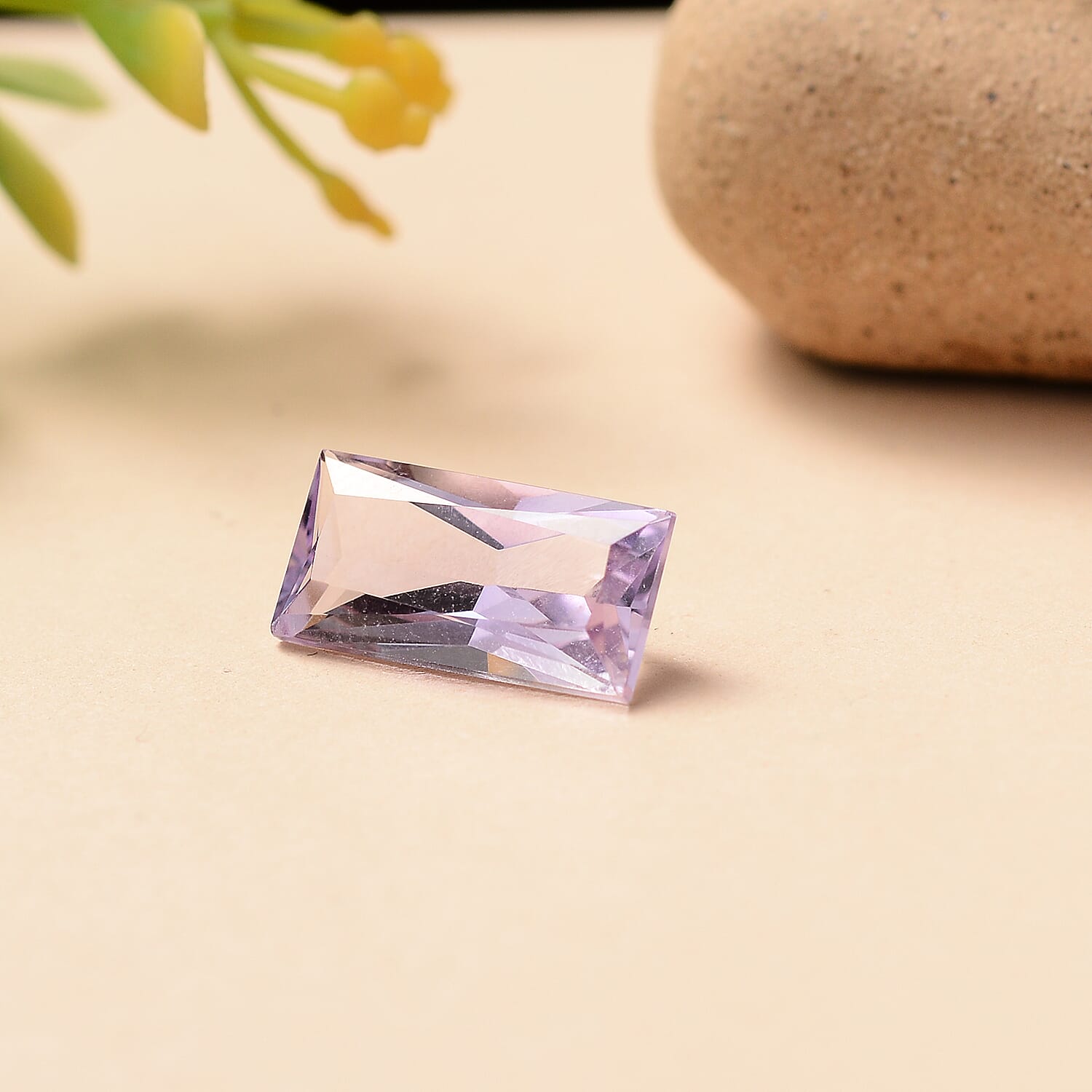 Pink Amethyst Baguette 12X6 mm Gemstone, 2.47 Ct 8511512 2