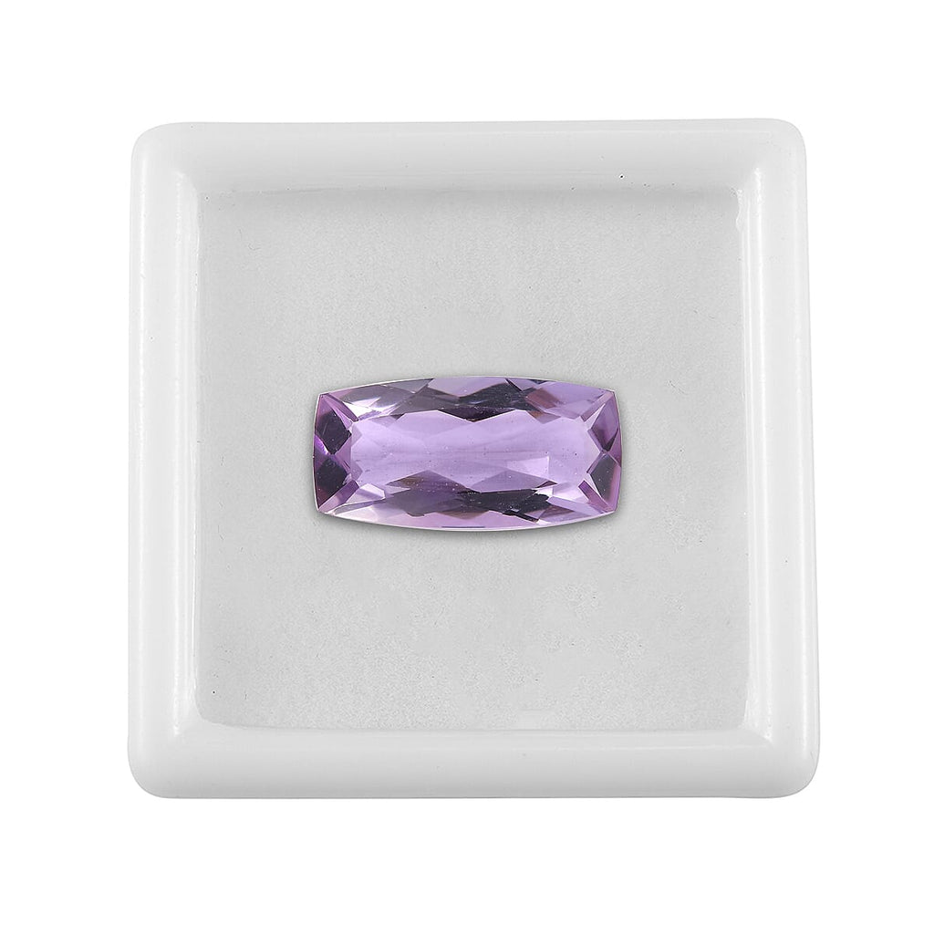 Pink Amethyst Cushion Shape Gemstone 6.71 Ct.