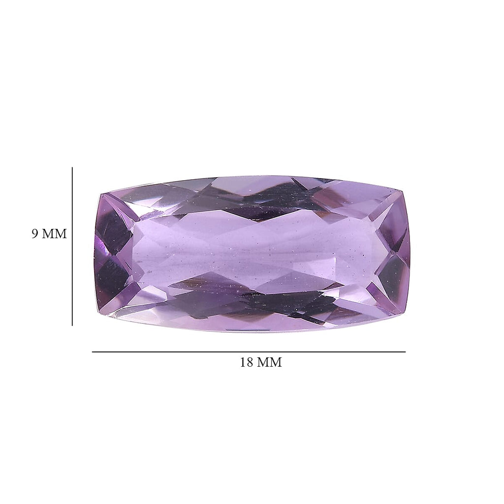 Pink Amethyst Cushion Shape Gemstone 6.71 Ct.