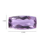 Pink Amethyst Cushion Shape Gemstone 6.71 Ct.