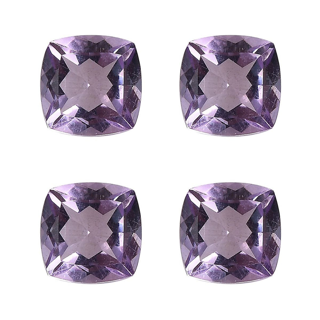 Pink Amethyst Cushion Cut Gemstones 2.03 Ct