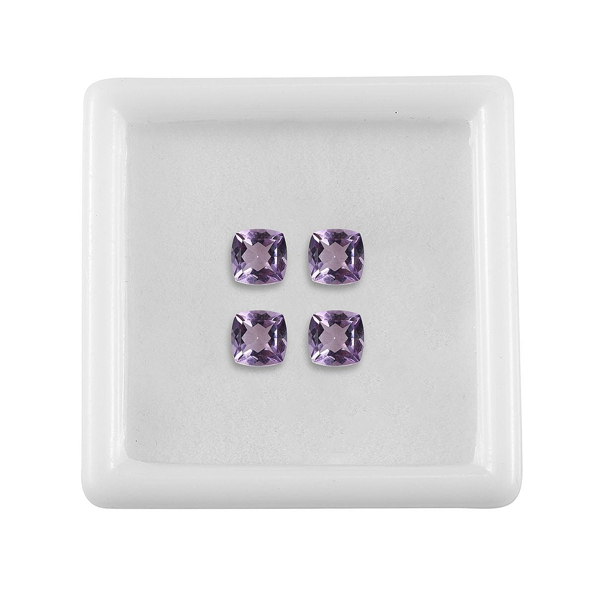 Set of 4 A Pink Amethyst Loose Gemstones in Cushion Shape (5x5mm) 2.03 ct. 8024905 3