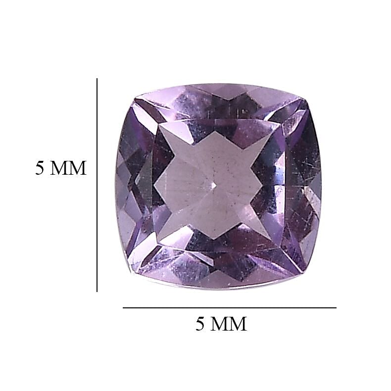 Set of 4 A Pink Amethyst Loose Gemstones in Cushion Shape (5x5mm) 2.03 ct. 8024905 4