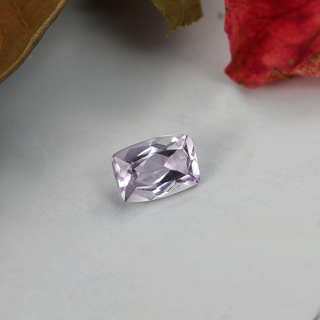 Pink Amethyst Cushion 6x4 mm