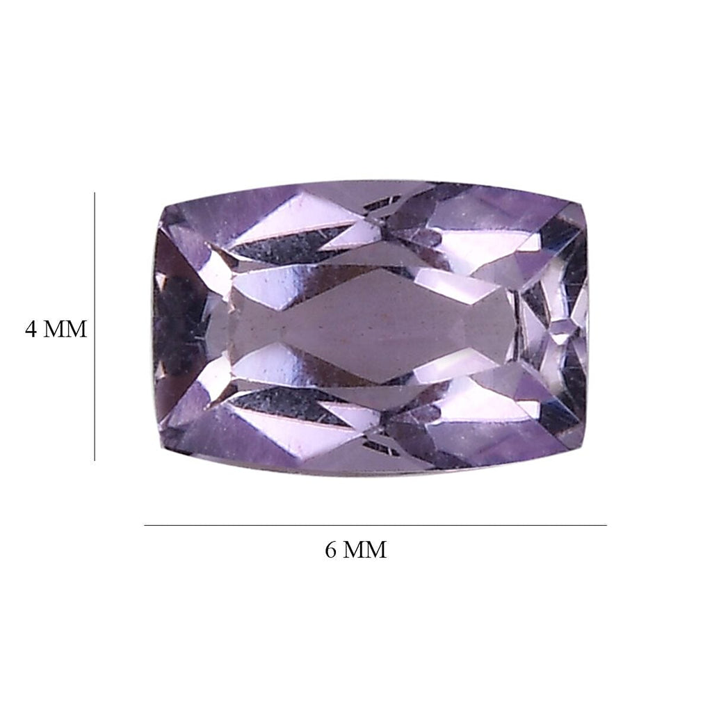 Pink Amethyst Cushion Cut Gemstone 2.04 Ct