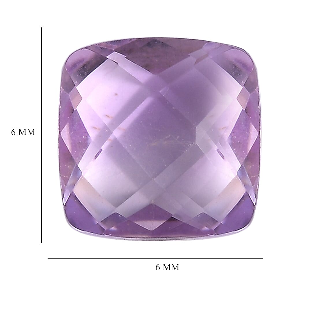 Set of 3 Pink Amethyst Loose Gemstones in Cushion Shape 3.02 Ct. 8070557 4
