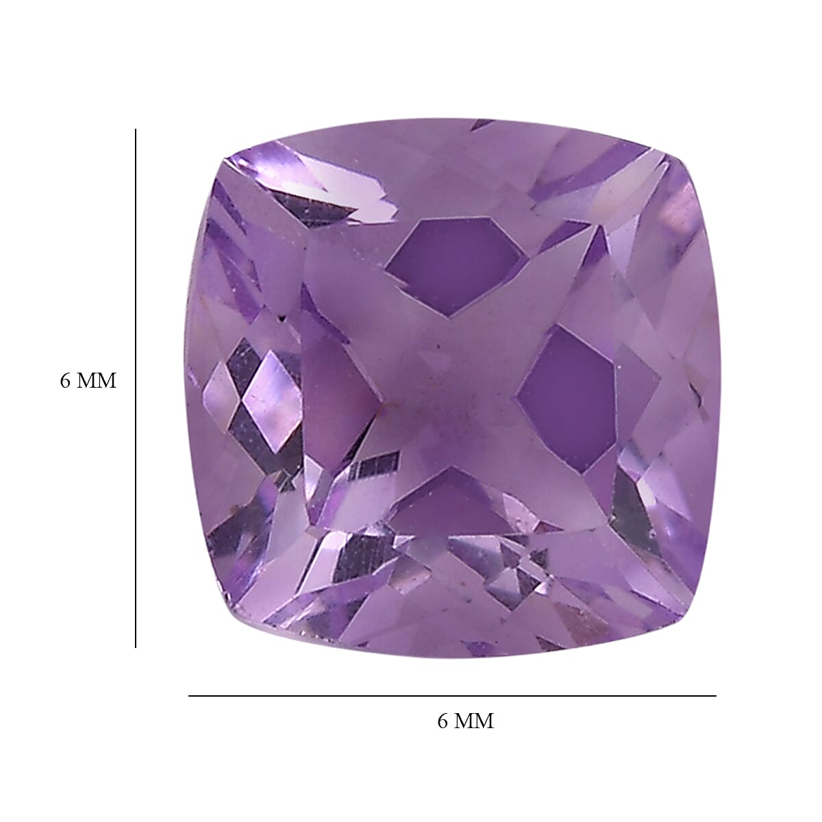 Set of 3 Pink Amethyst Loose Gemstones in Cushion Shape 2.62 Ct. 8070558 4