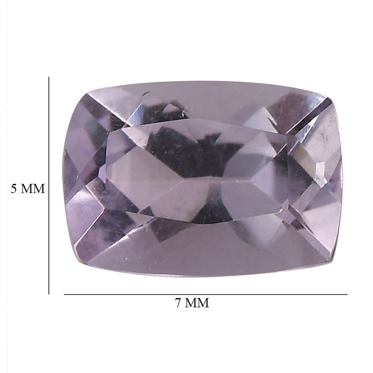 Set of 4 Pink Amethyst Loose Gemstones in Cushion Cut (7x5mm) 7751240 5