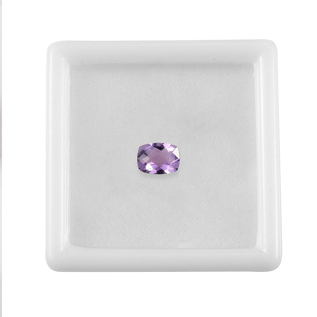 Set Of 2 - Pink Amethyst Cushion Cut Gemstone 1.10 Ct