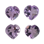 Pink Amethyst Heart 7 mm