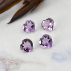 Pink Amethyst Heart 7 mm