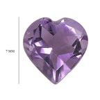 Pink Amethyst Heart Shape Gemstone 0.95 Ct