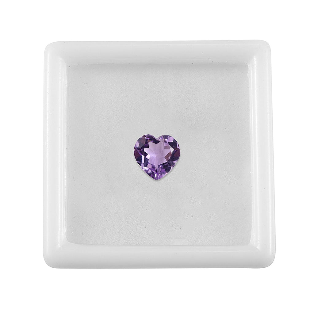 Pink Amethyst Heart 8 mm Gemstone, 1.63 Ct