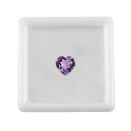 Pink Amethyst Heart 8 mm Gemstone, 1.63 Ct