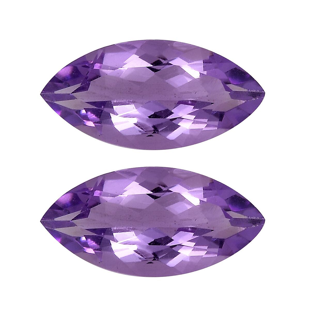 Set of 2 A Pink Amethyst Loose Gemstones in Marquee Shape (14x7mm) 4.26 ct. 8024913 0