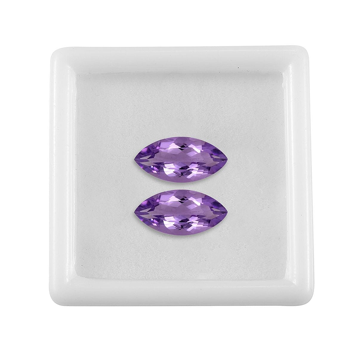 Set of 2 A Pink Amethyst Loose Gemstones in Marquee Shape (14x7mm) 4.26 ct. 8024913 3